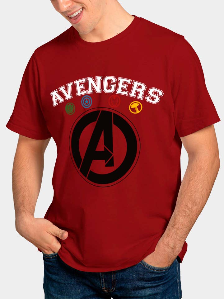 POPBUSTERS - Wholesale Screen Printed T-Shirt - Men's - Marvel T-Shirt For Adults1