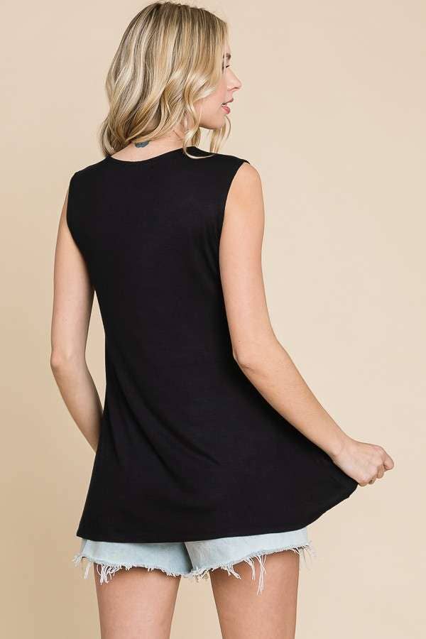 Culture Code - Wholesale Tunic - Women's - CAK1627 - SEMI FLARE DOUBLE LAYERED TANK1