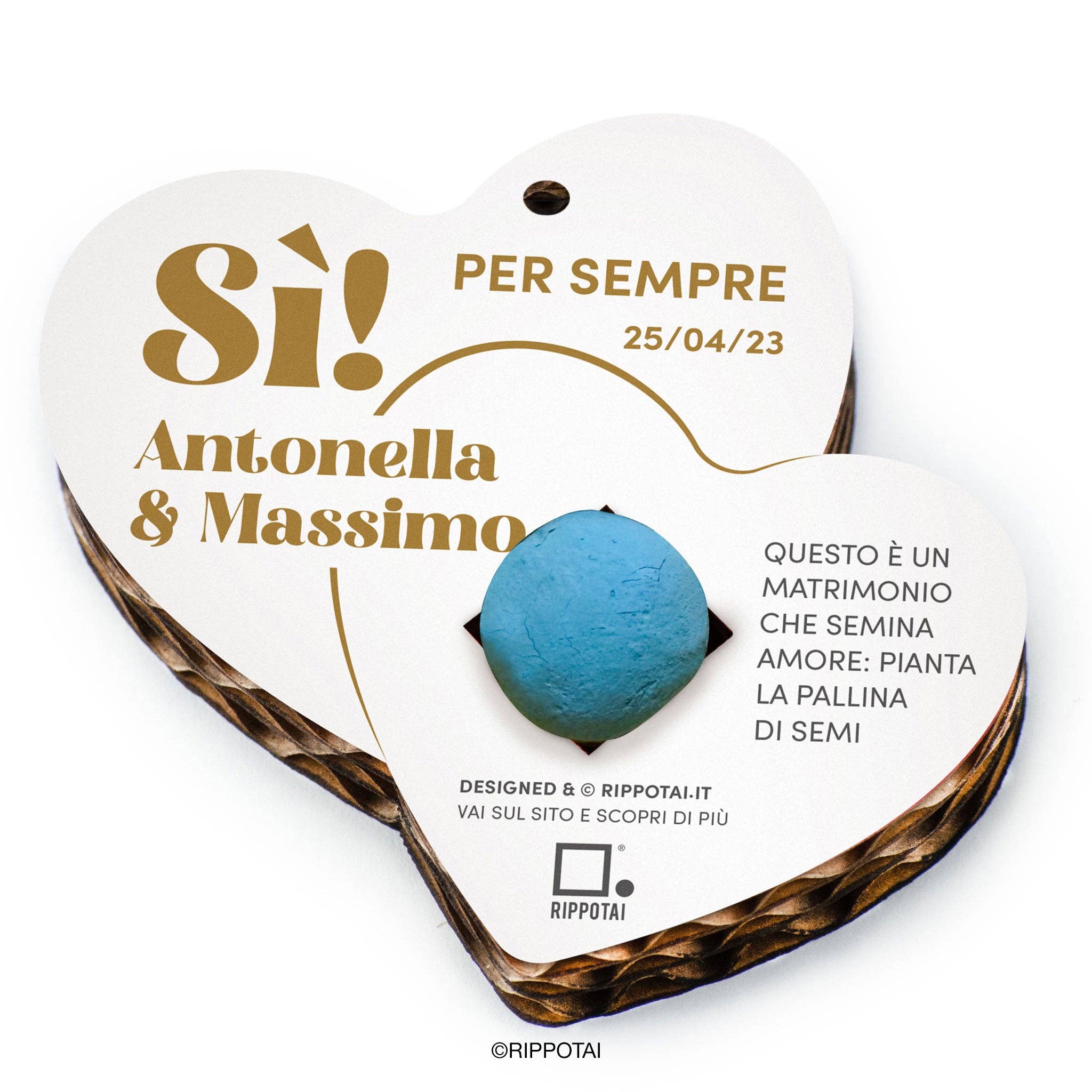 Rippotai - Wholesale Party Favor - Plantable Seed Wedding Favor for Eco-Friendly Wedding1