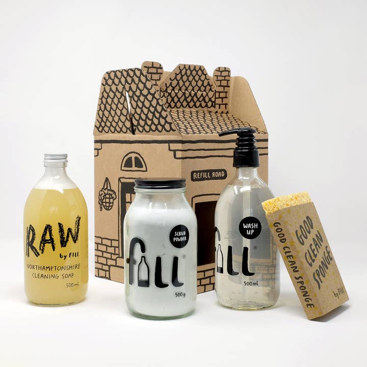 FILL REFILL CO – wholesale Multi-surface cleaner – Messy Xmas - Plastic free holiday clean up kit.5