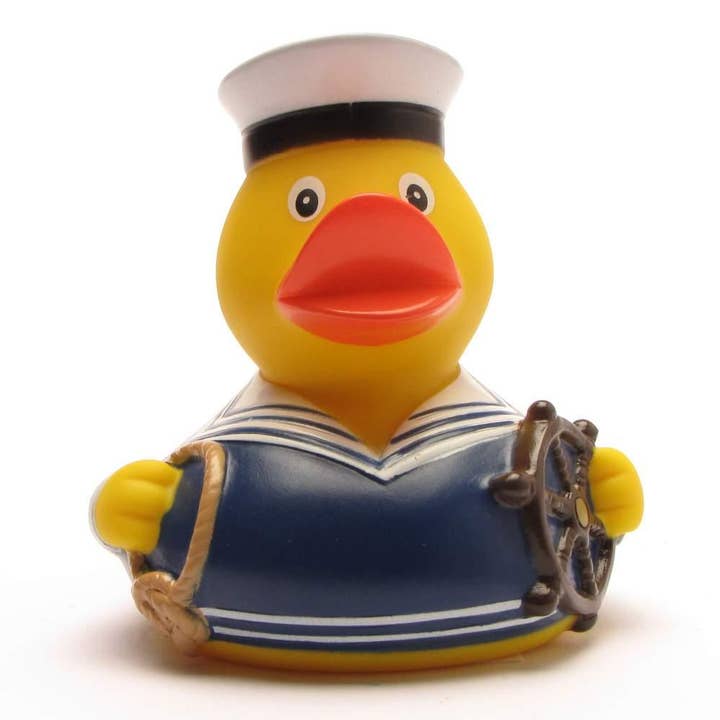 Duckshop - Wholesale Bath Toy - Baby - Blue sailor rubber duck - rubber duck2