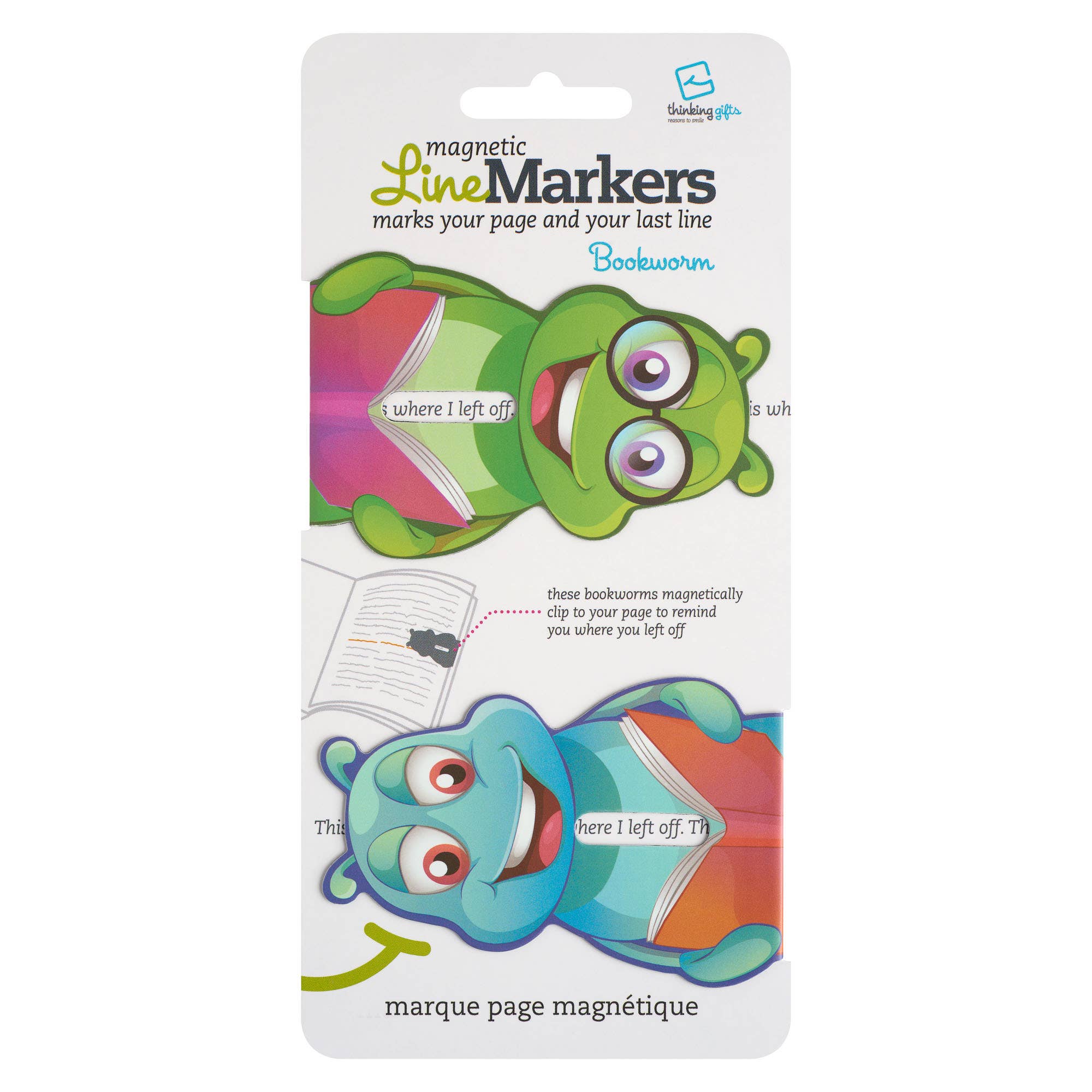 Thinking Gifts Company Ltd – Marcador por atacado – Conjunto de 2 Livros Magnéticos/Marcador de Página49