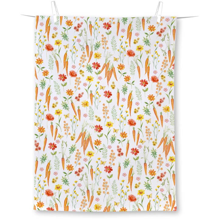 Torchon : Fantaisie de jardin pour la vente par Carsim Trading Inc.