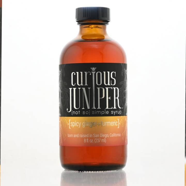 {gingembre épicé+curcuma} 8 oz sirop pas si simple pour la vente par Curious Juniper {not so} simple syrups