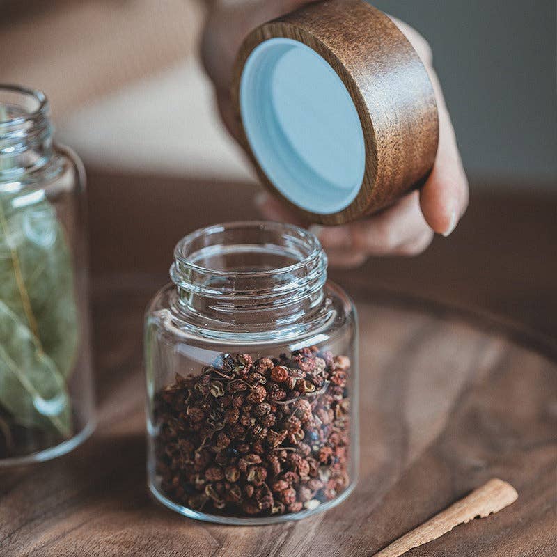Gohobi （We cover U.S. import duties） - Vendita all'ingrosso Barattoli - Contenitore per conservazione con coperchio in legno Gohobi6