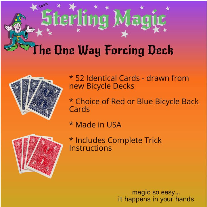 Ted's Sterling Magic - Wholesale Playing Cards - TSM Bicycle Black and White Joker Deck