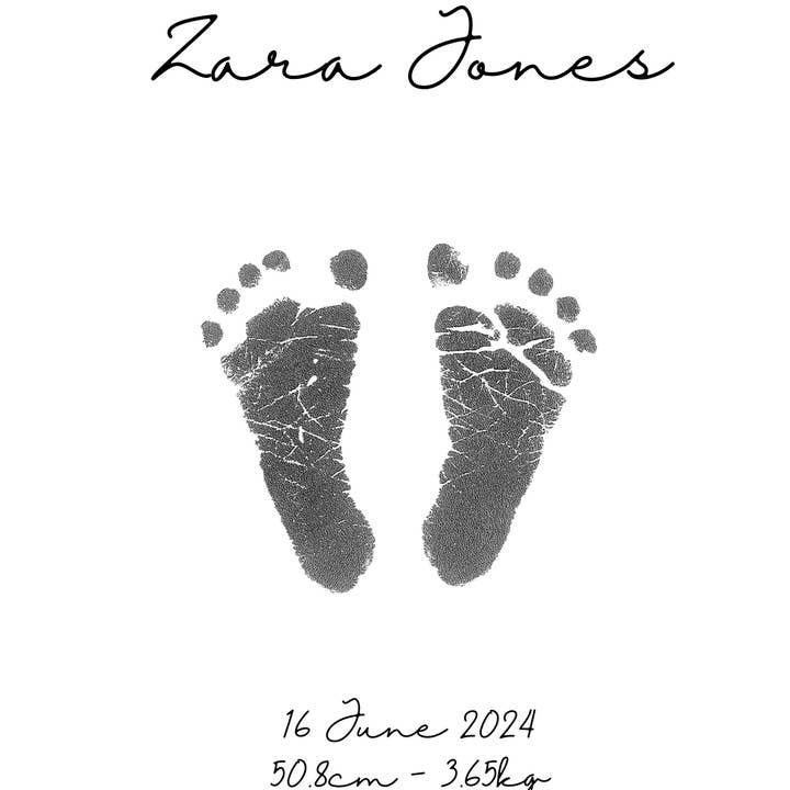 Maighan Distribution - Wholesale Hand & footprint kit – Child & baby - BABYINK Inkless Print Kit - Black3