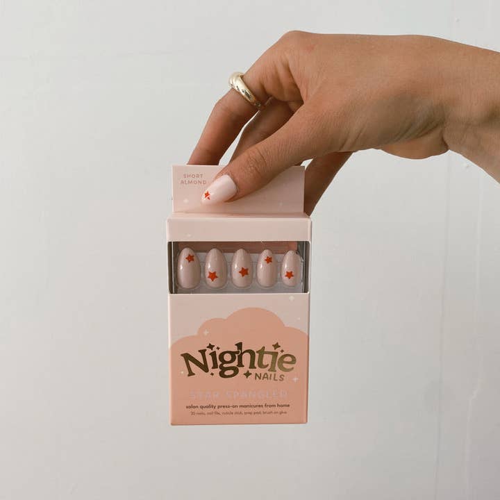 VIAI Beauty - Wholesale Press-On/Fake Nails - NIGHTIE Star Spangled3