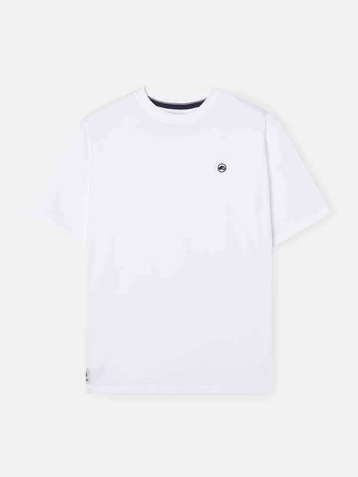 Basic White Logo T-Shirt for wholesale by ALTONADOCK