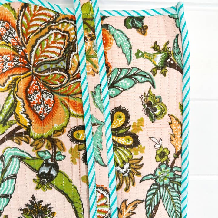 Folklore Couture - Wholesale Tote Bag - Women's - Quilted Tote Bag | Botanical Tote Bag | Large Shopping Tote 2