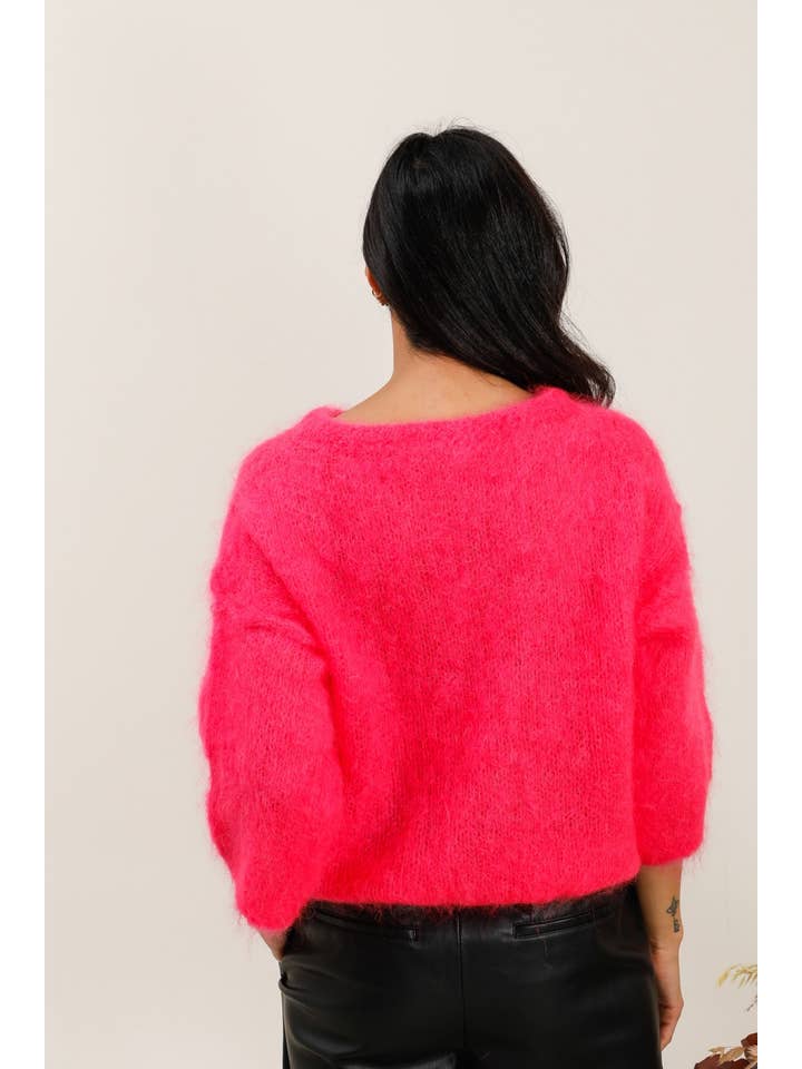 LÉA & LUC - Wholesale Knitted jumper – Women′s - Mohair sweater REF. 2157618