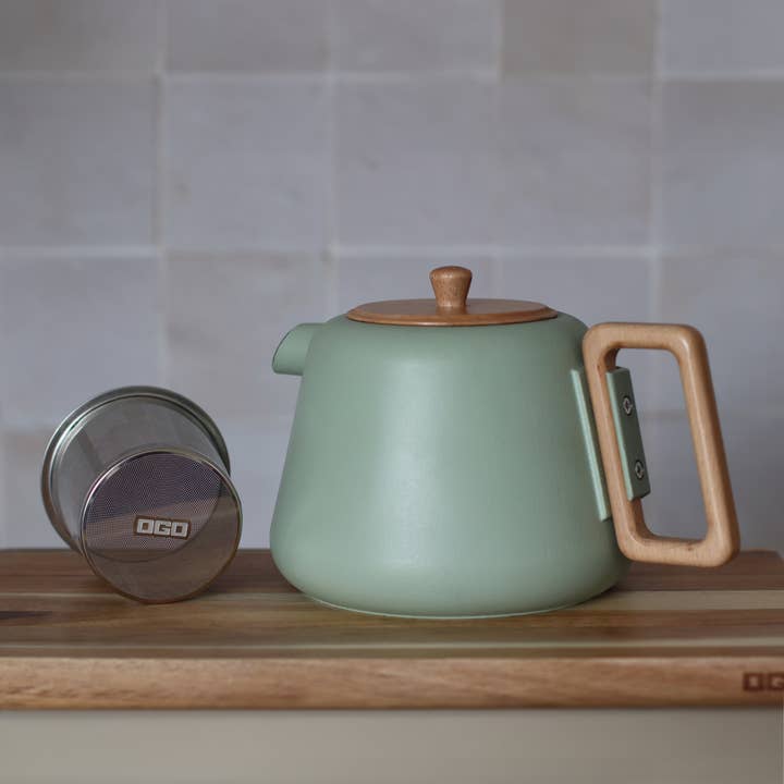 Ogo living - Wholesale Tea Pot - 1000ml almond cast iron viggo teapot