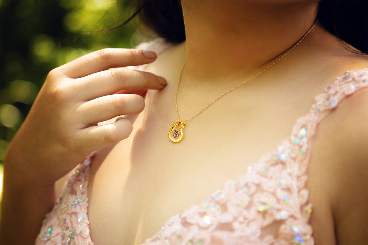 Cherished Moments - Wholesale Pendant/Charm Necklace - Quinceañera Heart Necklace Gift for Sweet 15 (TCN-Q15-Heart)2