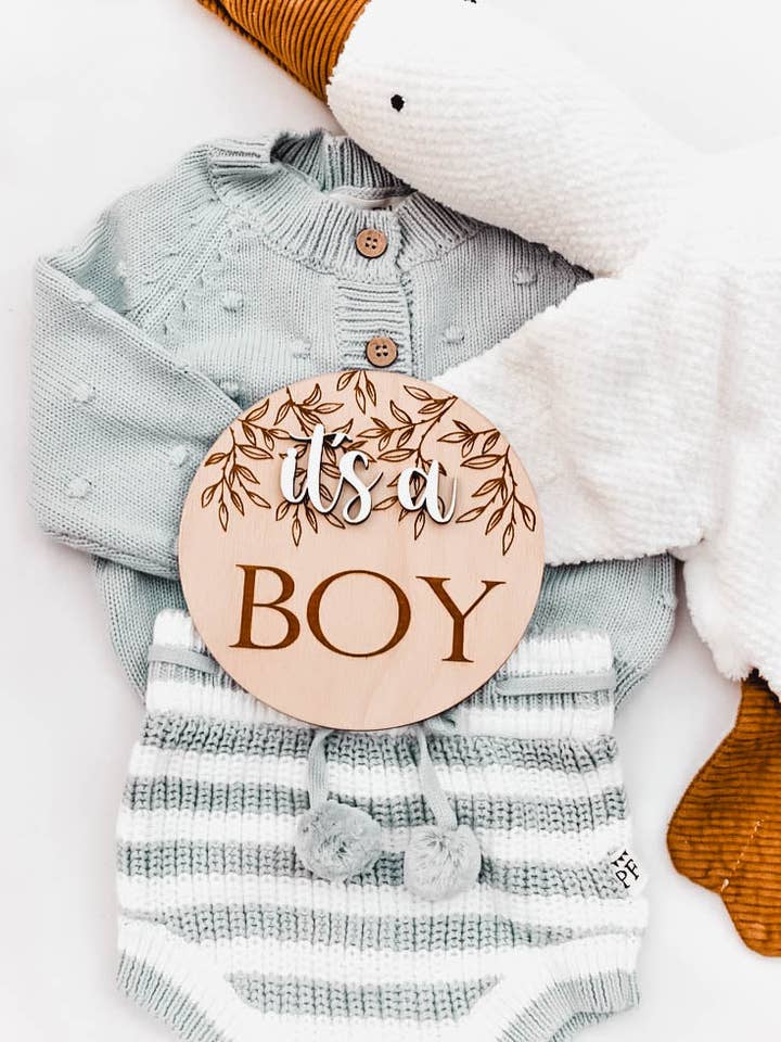 Ankündigungs-CD - Es ist ein Mädchen/Es ist ein Junge für den Großhandel von Meraki engraving