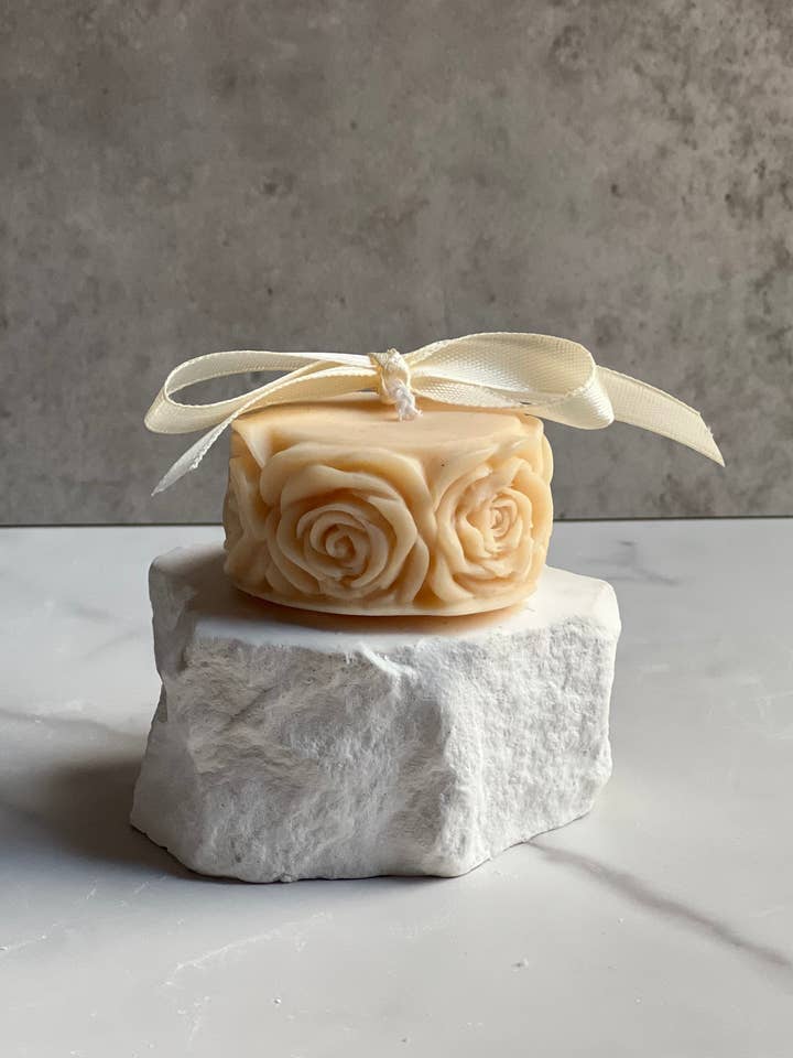 Vela Mini Rosa en Espiral para venta al por mayor de Cat’s House of Wax