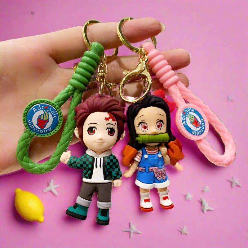 KiddieKickz – wholesale Nyckelring - Barn – Tecknad animering PVC nyckelring söt nyckelring6