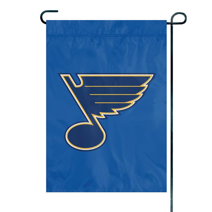 St. Louis Blues Premium Garden Flag for wholesale by Party Animal, Inc.