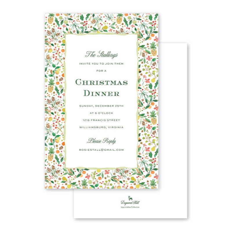 Virginia Holiday Bulk Invitation for wholesale by Dogwood Hill