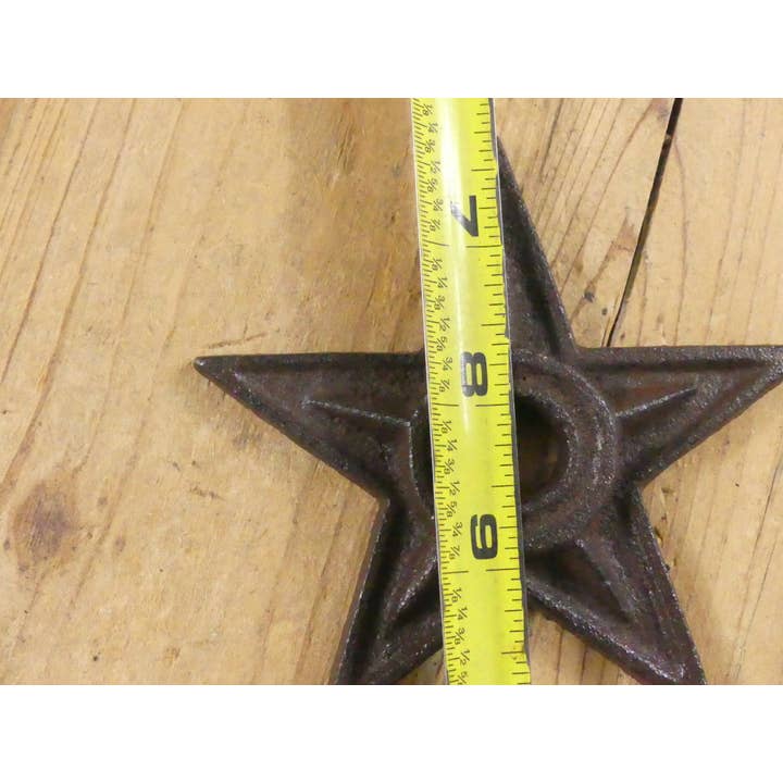 Midwest Craft House - Wholesale Wall Accent - CAST IRON STAR WASHER 4" WIDE