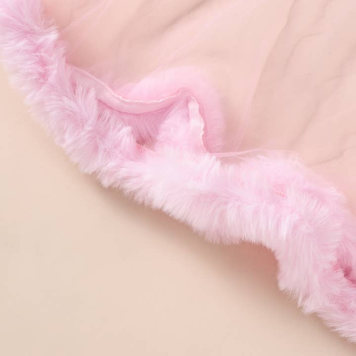 Tourtiwi - Wholesale Lingerie Set – women's - Valentine's Day Mesh Plush Lace Splicing Sling Dress12