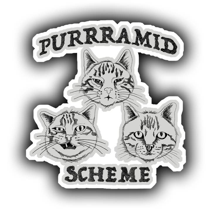 Etiqueta Purrramid Scheme por atacado de All4Pun