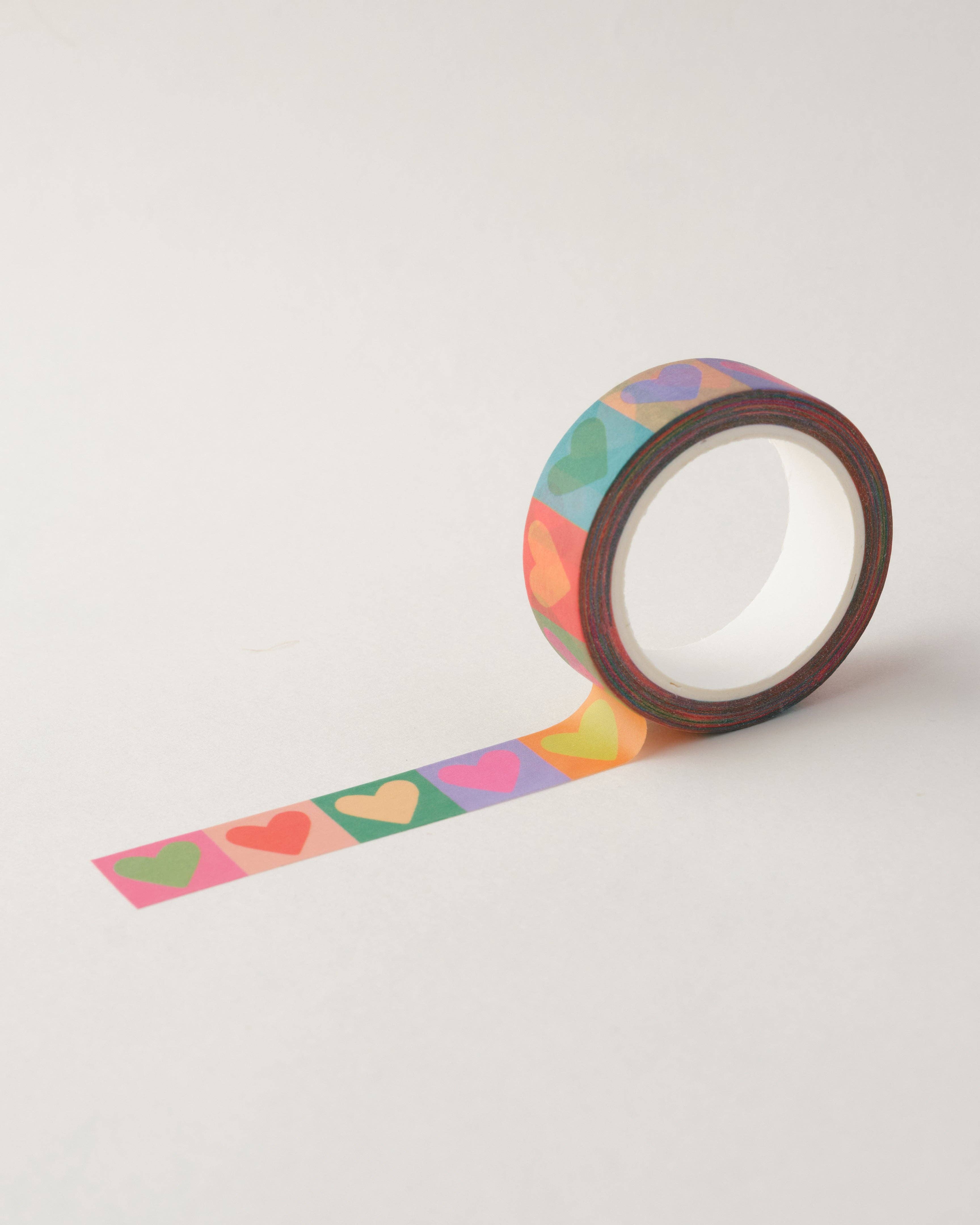 Claire Paul - Wholesale Washi Tape - Rainbow Love Hearts Washi Tape4
