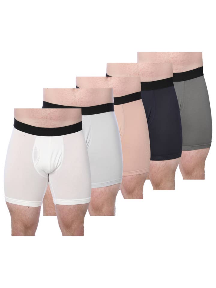 Isadora, Tipi toe, & James Fiallo - Wholesale Underwear - Men's - Men's James Fiallo Nylon/Spandex Boxer Brief Short1