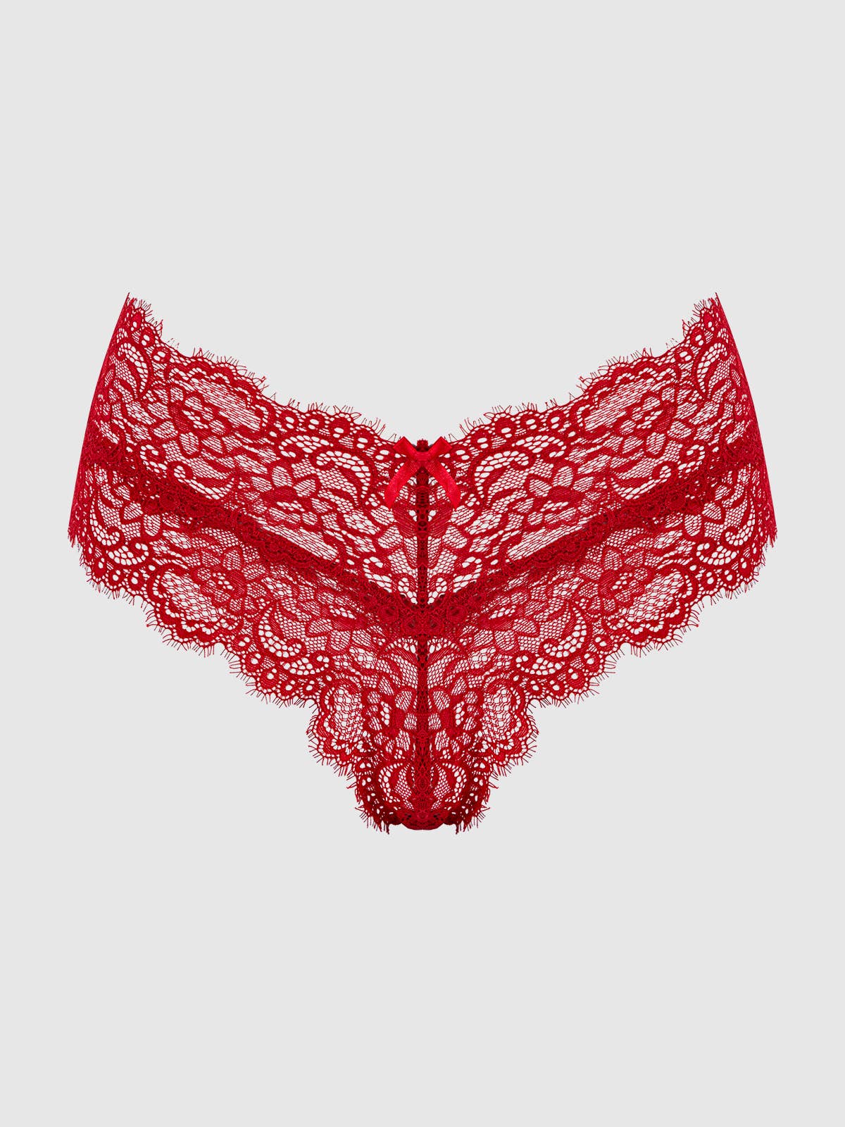 House of Desire - Venta al por mayor Ropa interior - Mujer - TANGA CON ENCAJE LANA Y ESCOTE EN V13