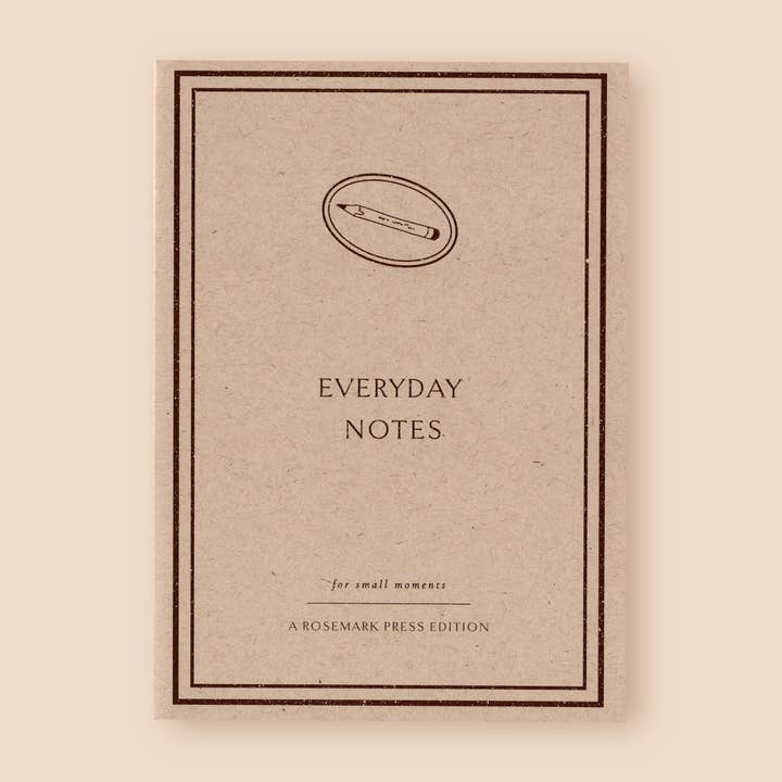 Carnet vierge A5 « Everyday Notes » pour la vente par Rosemark Press