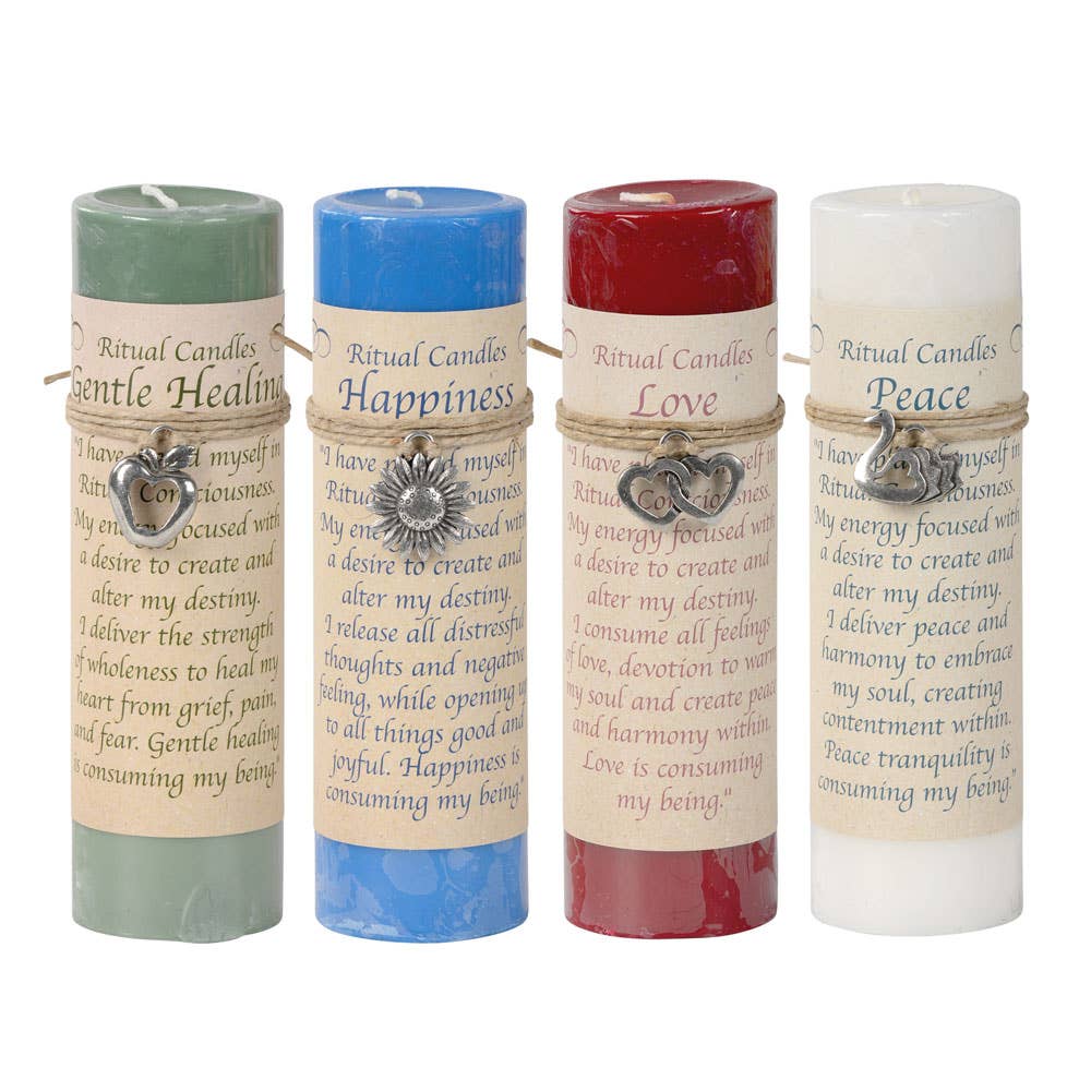 Benjamin International – wholesale Pillar candle – Ritual Pewter Pendant Candle2