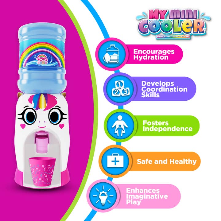 YOYO World - Wholesale Doll Accessory Kit - Kids - MY MINI COOLER | 12 Pieces - 6 Unicorn and 6 Doughnut