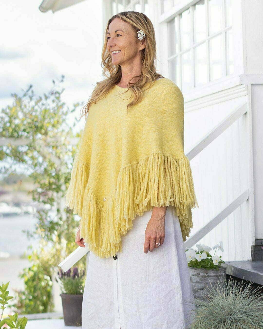 Merete Dèhn – wholesale Poncho – Women's – Sarah Poncho - Alpaca & Merino Wool8