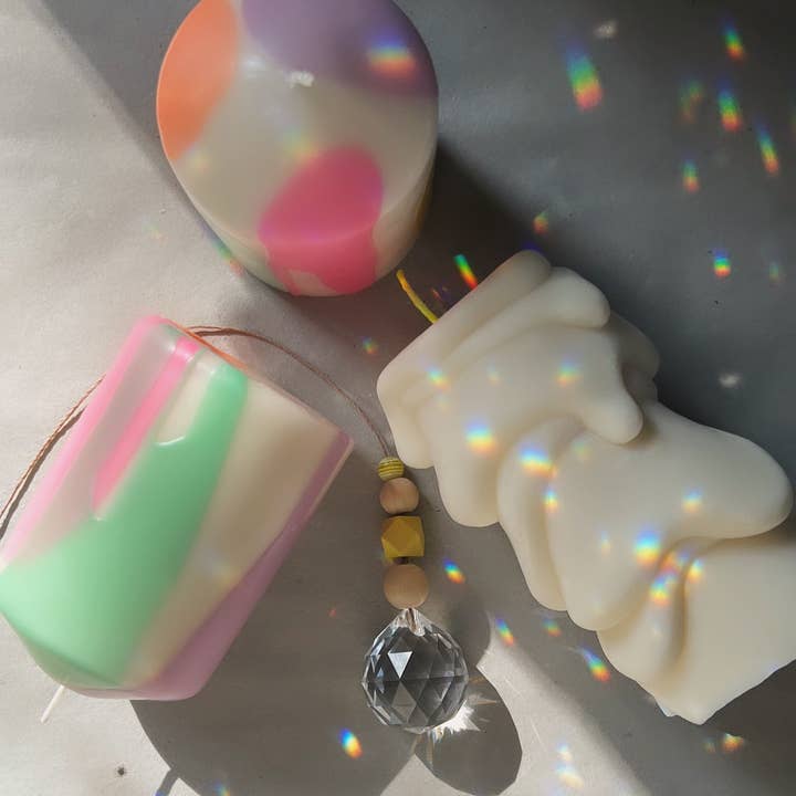 HEYLENOCHKA BERLIN - Wholesale Novelty Candle - WOBBLY BLOCK CANDLE1