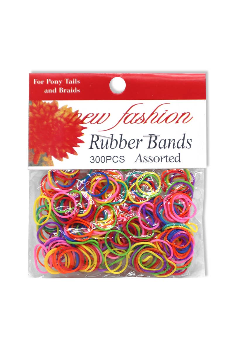 NEW Fashion OHR1012z Assorted Color 300 pcs Rubber Bands-12