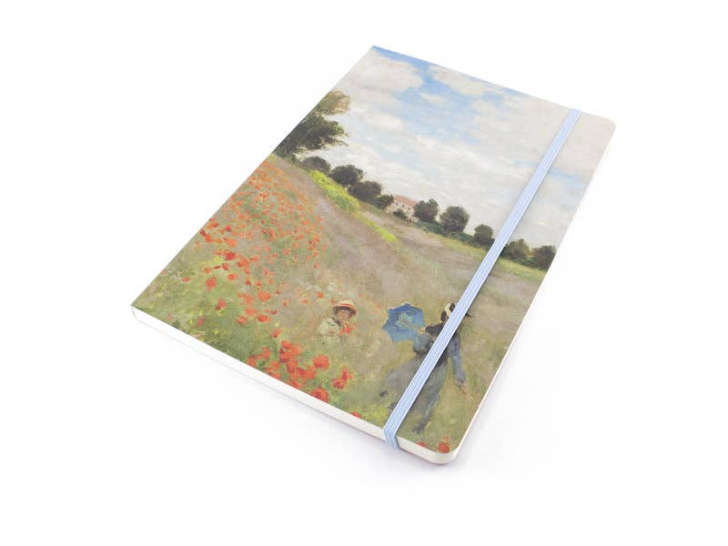 MUSEUM WEBSHOP - Wholesale Notebook - Softcover Book, A5, Monet, Field with poppies2