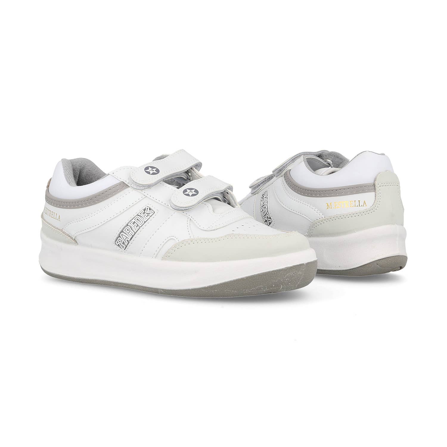 Paredes - Wholesale Lifestyle Sneakers - Women's - Deportivo Paredes Leather Star Velcro3