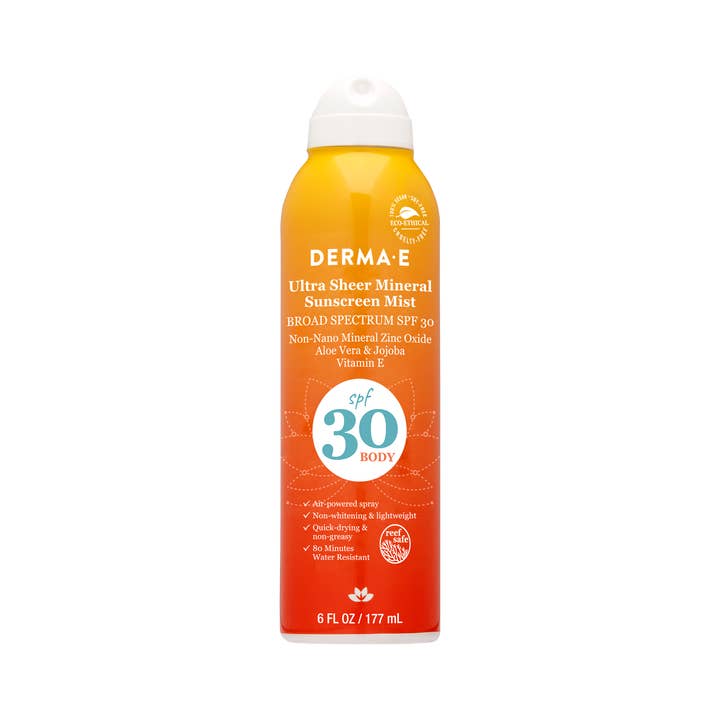 Ultra Sheer Mineral Sunscreen Mist SPF 30 for wholesale by DERMA E