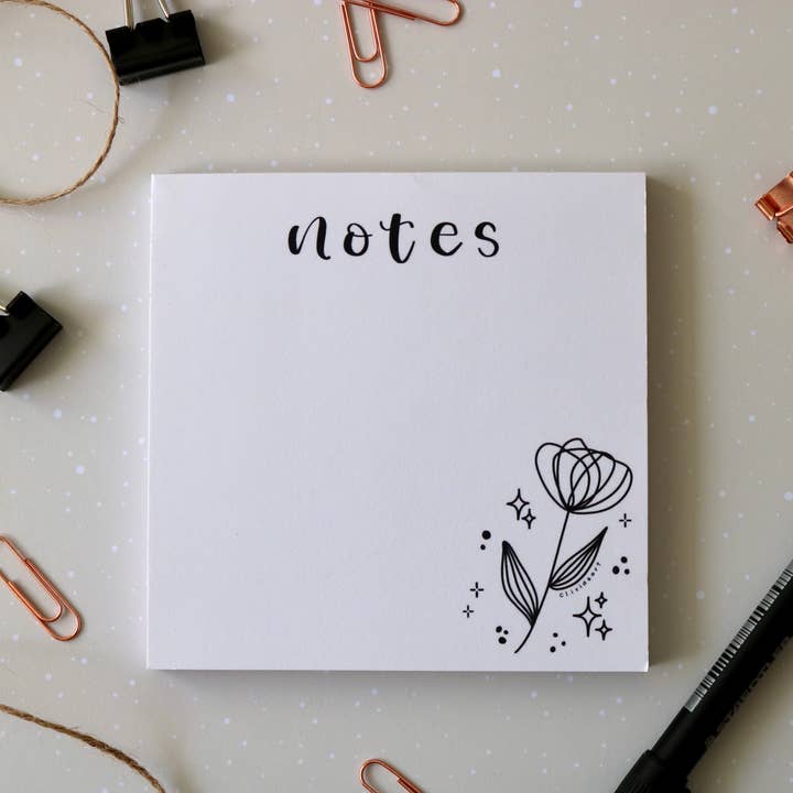 Minimalistic Notepad for wholesale by Cliviasart