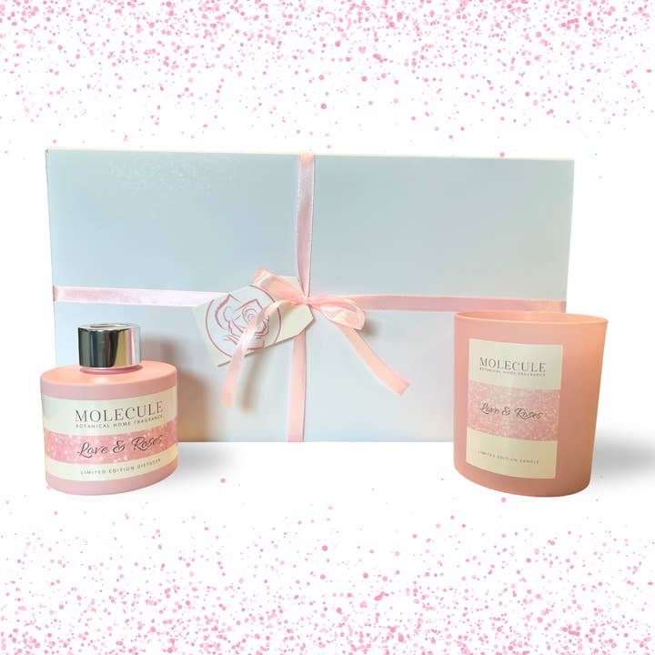 Set de Regalo Amor y Rosas para venta al por mayor de Molecule Home Fragrance