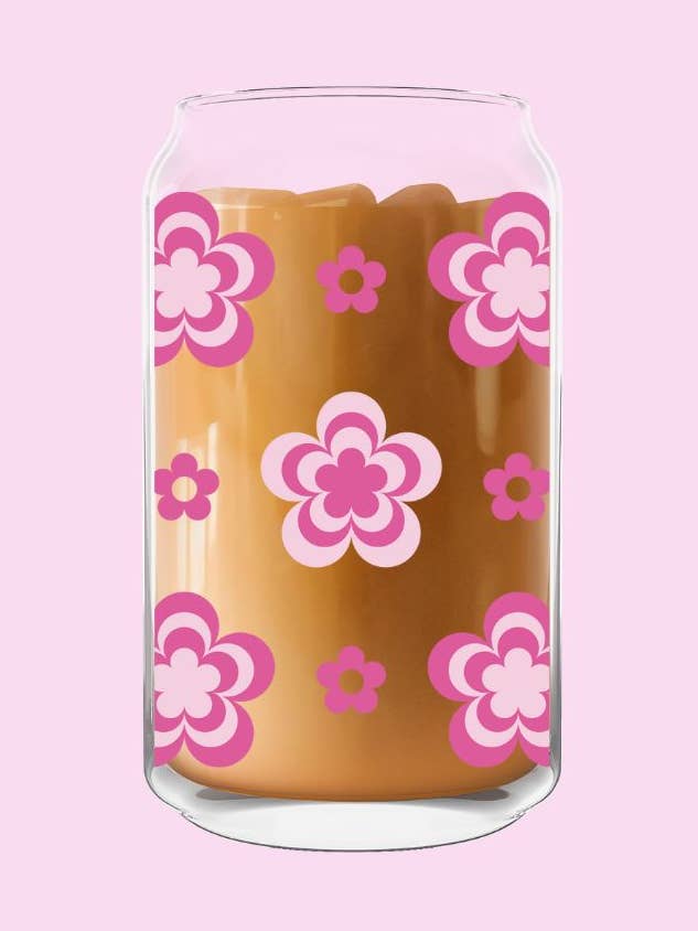 Flower Power Glasdose für den Großhandel von Melting Hearts Co