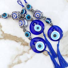 Greek Evil Eye Bead, Ceramic Evil Eye Wall Hanging for wholesale by Evileyefavor