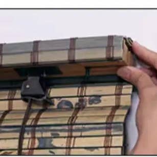 everythingbamboo - Wholesale Curtain - Custom Made Tortoiseshell Bamboo Blind Bamboo Curtain Bamboo Screen Rolling Blinds Panel Privacy Customization Size18