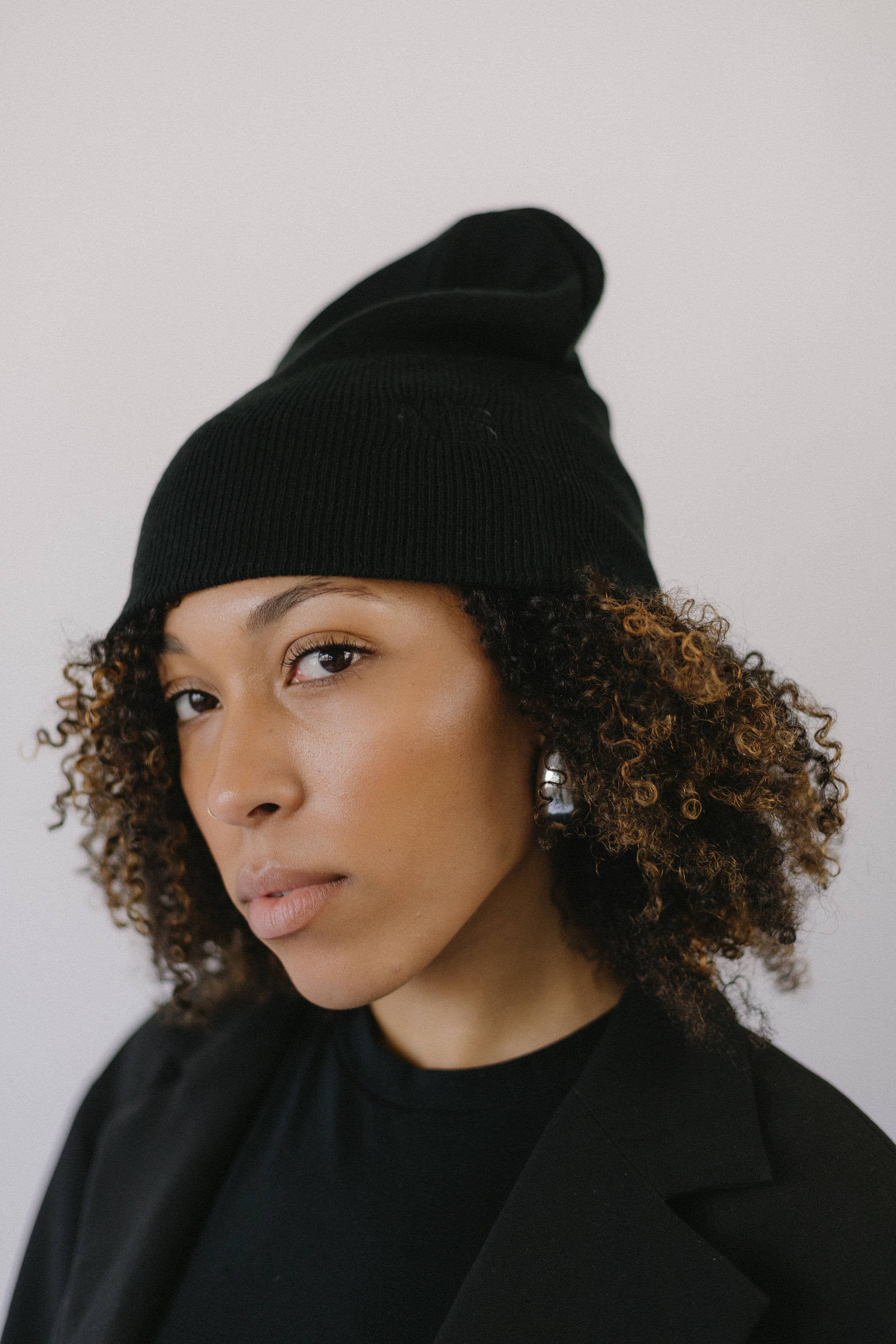 Nikki Bird Hat Co. - Wholesale Beanie - Women's - Nikki Bird Knit Beanie Black2