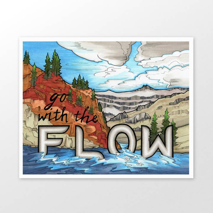 Tirage FLOW pour la vente par Michele Michael Art