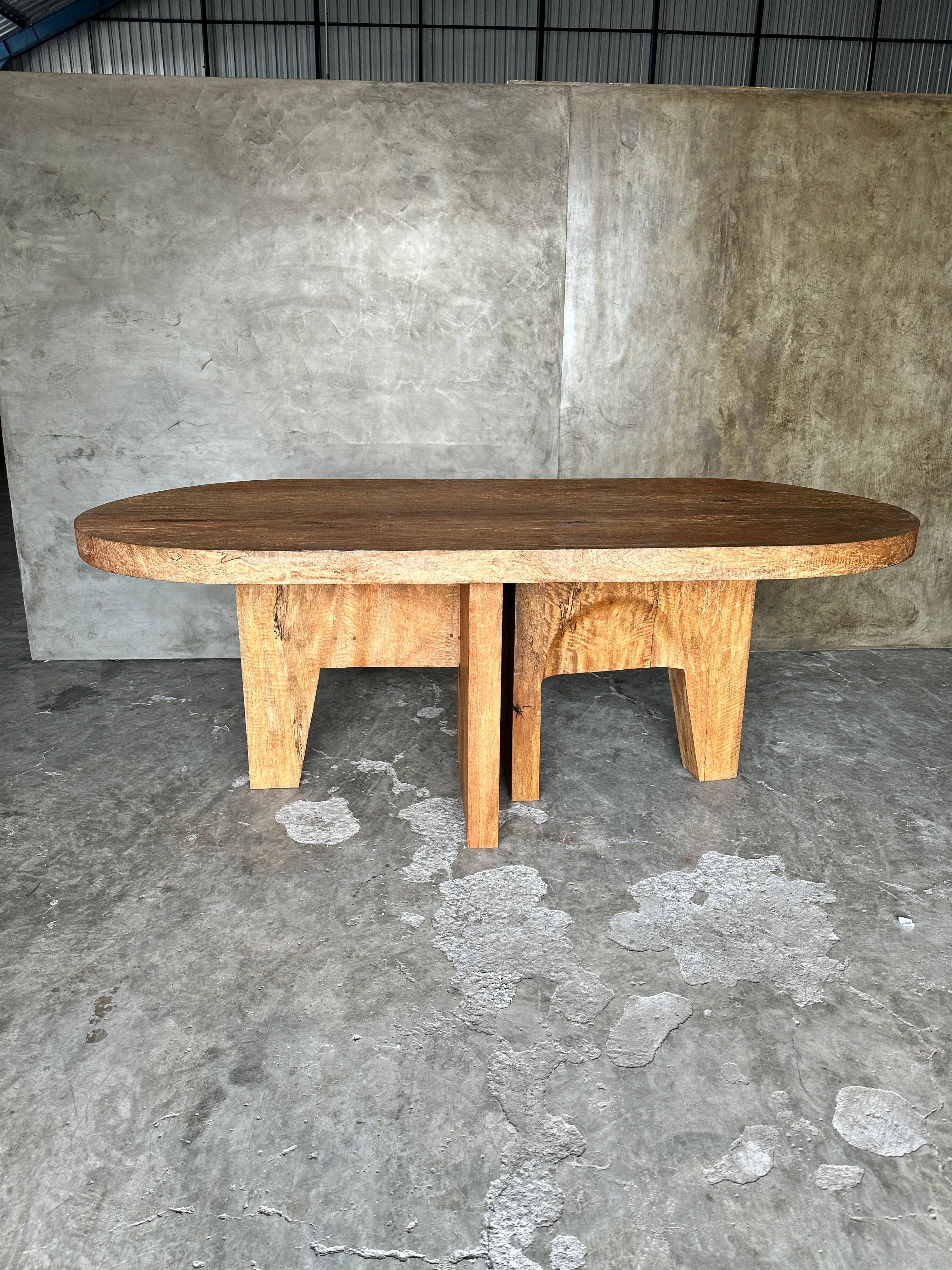 Office Objets - Wholesale Coffee Table - Massive mango wood table 2m10x1m74