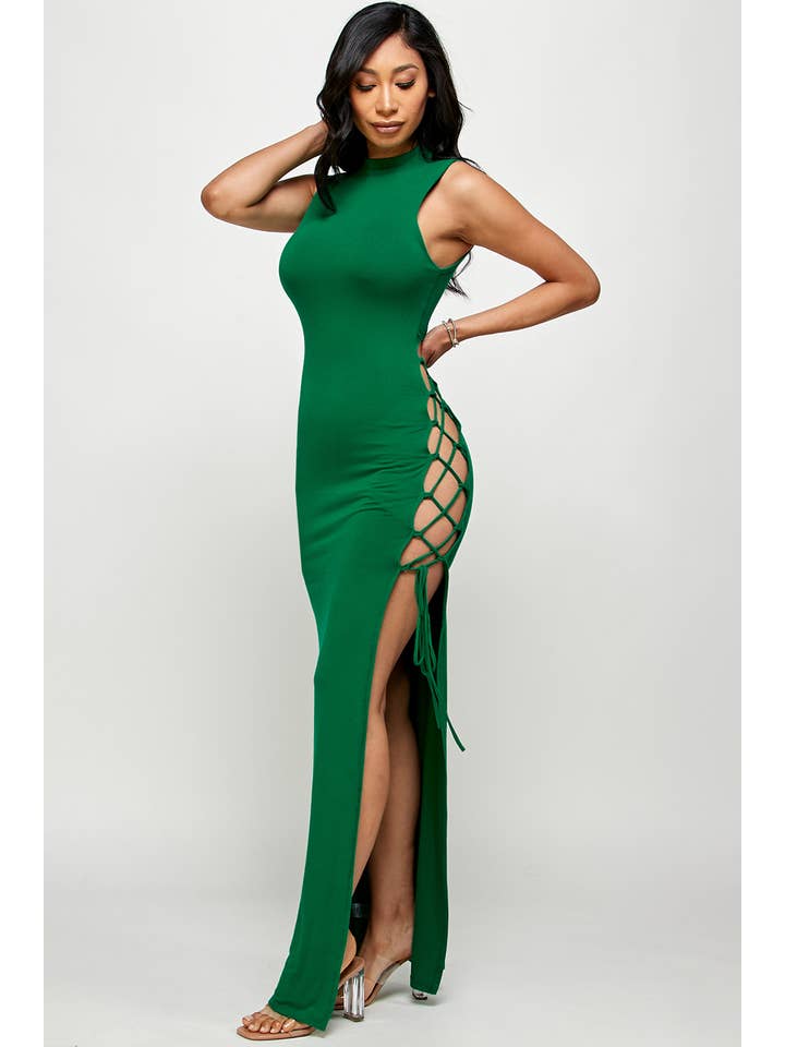 Spring Haze Inc. – Großhandel Kleid – Damen – 💖 Super sexy langes Kleid mit Schnürung von hinten an Seite 💘22