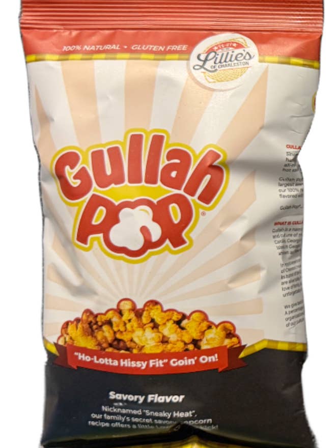 Gullah Pop "Ho-Lotta Hissy Fit Goin' On" Popcorn, 12-1,0 oz pour la vente par Lillie's of Charleston