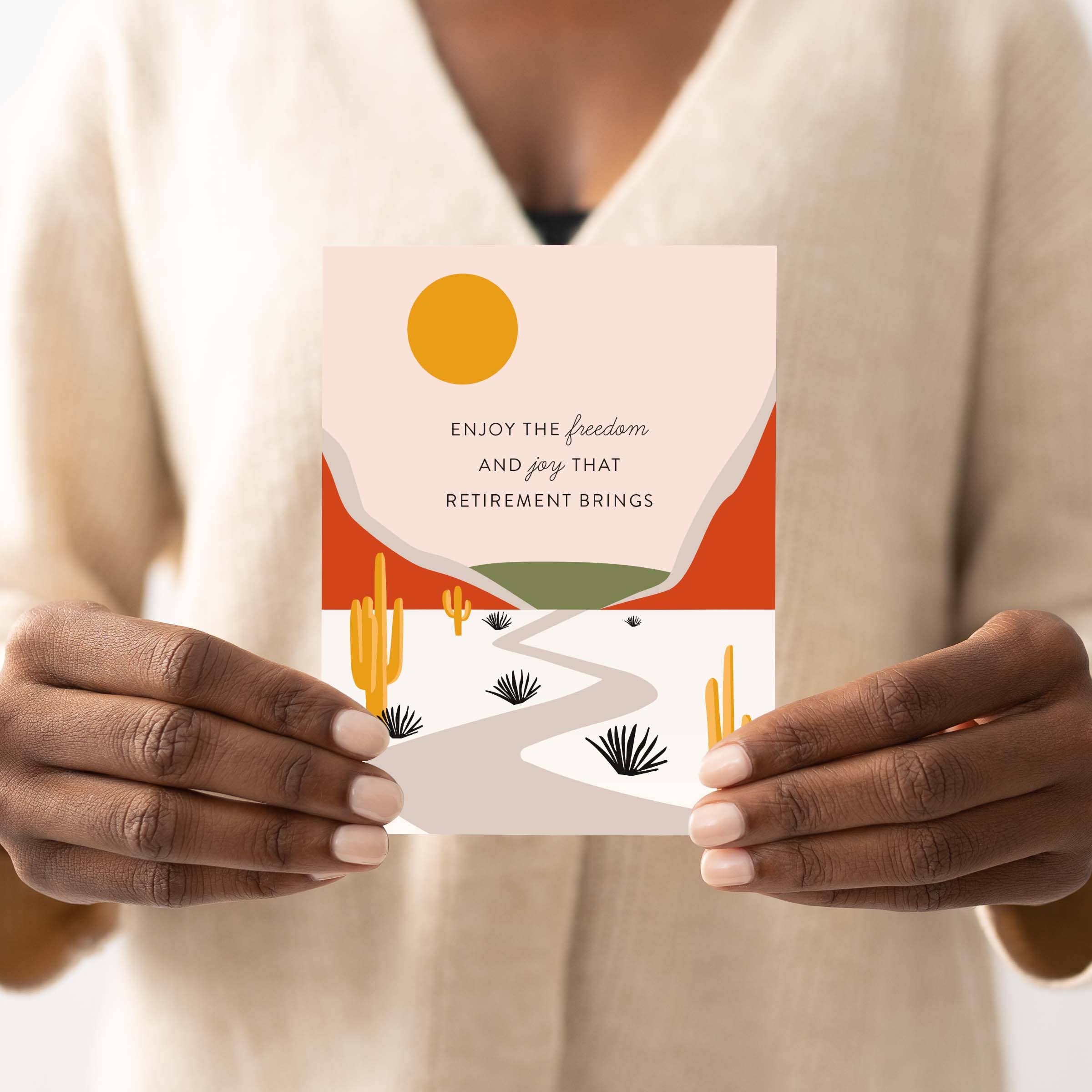 Blú Rose - Wholesale Retirement Card - Freedom and Joy Retirement Greeting Card3