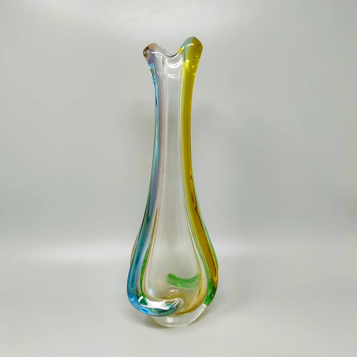 MadInteriorArt - Vente Vases - Vase Murano magnifique des années 1960 par Flavio Poli. Fabriqué en Italie.2