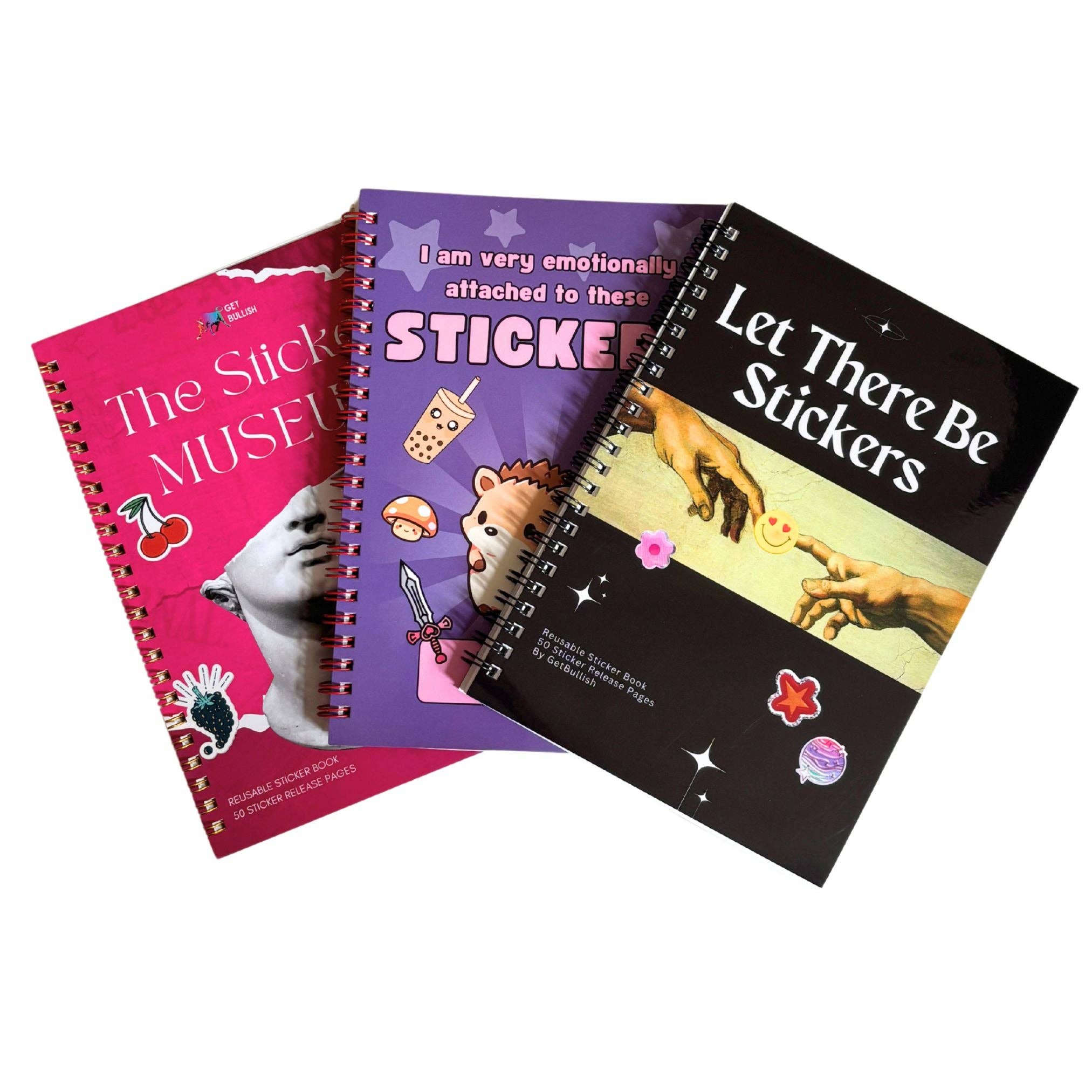 GetBullish – Adesivo por atacado – Livro de Armazenamento de Autocolantes Reutilizável - Que Haja Autocolantes7